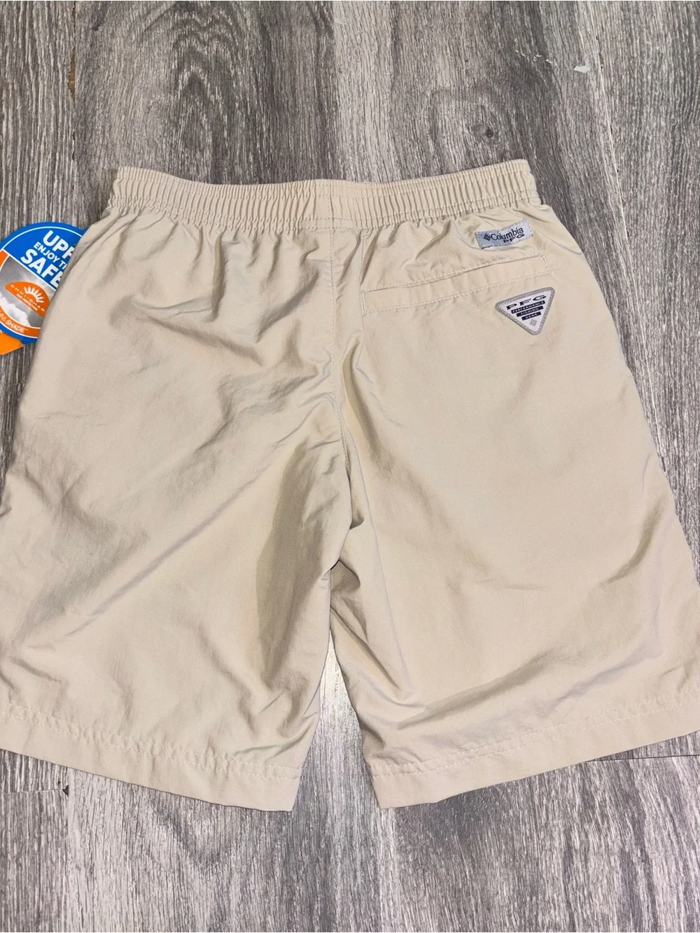 Columbia Kids Tan Omni-Shade UPF Shorts